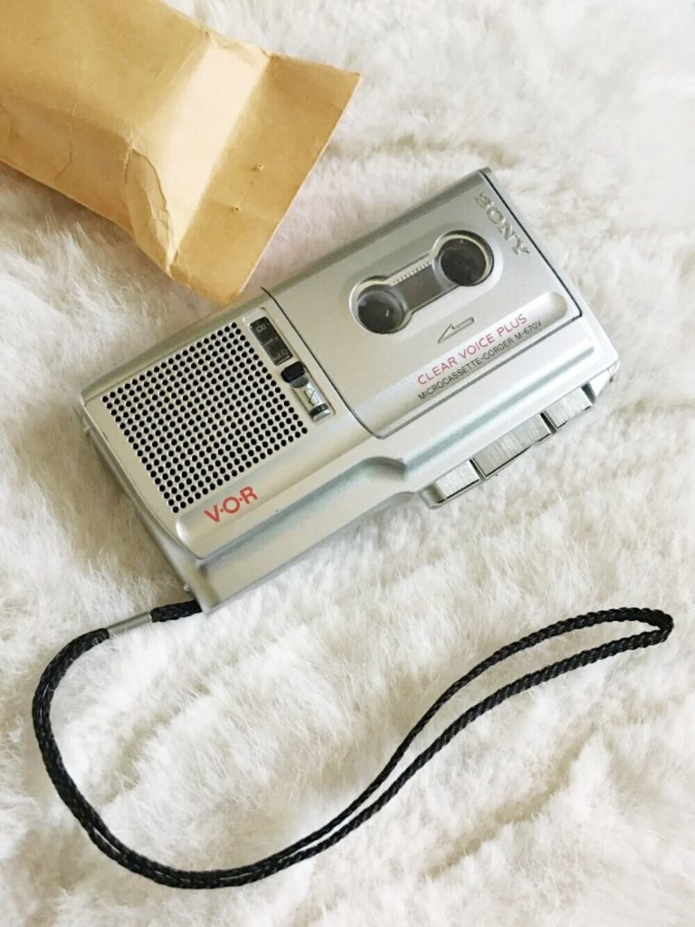 Sony M-670V Microcassette Recorder Clear Voice Plus VOR Pressman - TESTED
